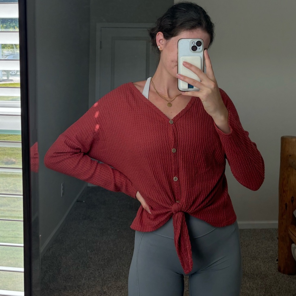 Altard State Mauve Long sleeve knot